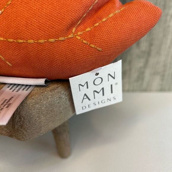 Mon Ami 16 inch Leaf Pillow Maple Leaf Autumn Fall Home Decor NEW! Home Gift - Picture 4 of 6